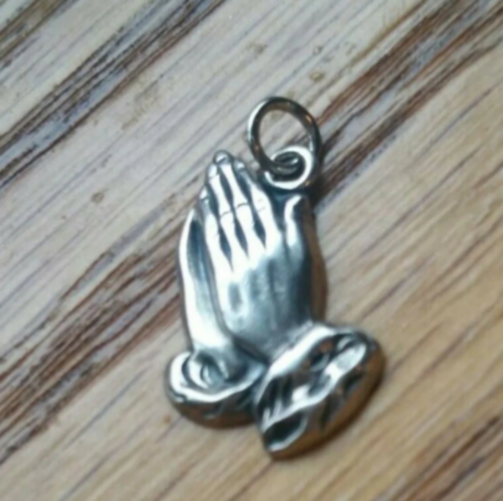BELL STERLING SILVER PRAYING HANDS